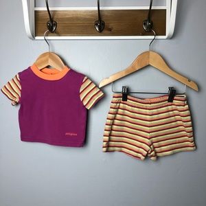Patagonia baby girl pajama set 6 months